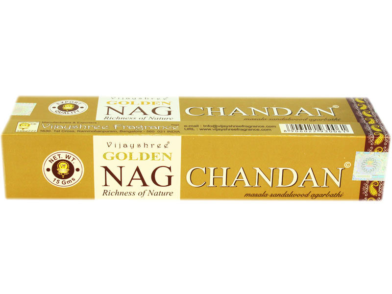 Vijayshree - Incienso Golden Nag Champa - 15g