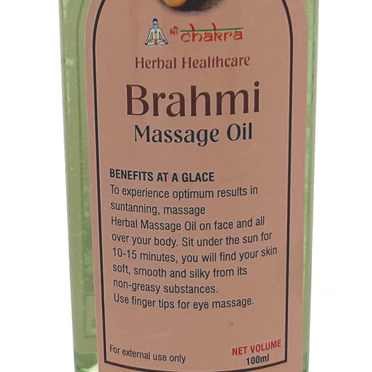 Brahmi Hierontaöljy 100 ml, Chakra