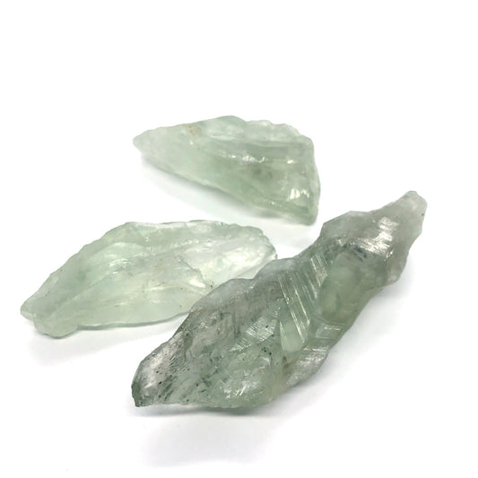 Prasioliitti, raakakivi