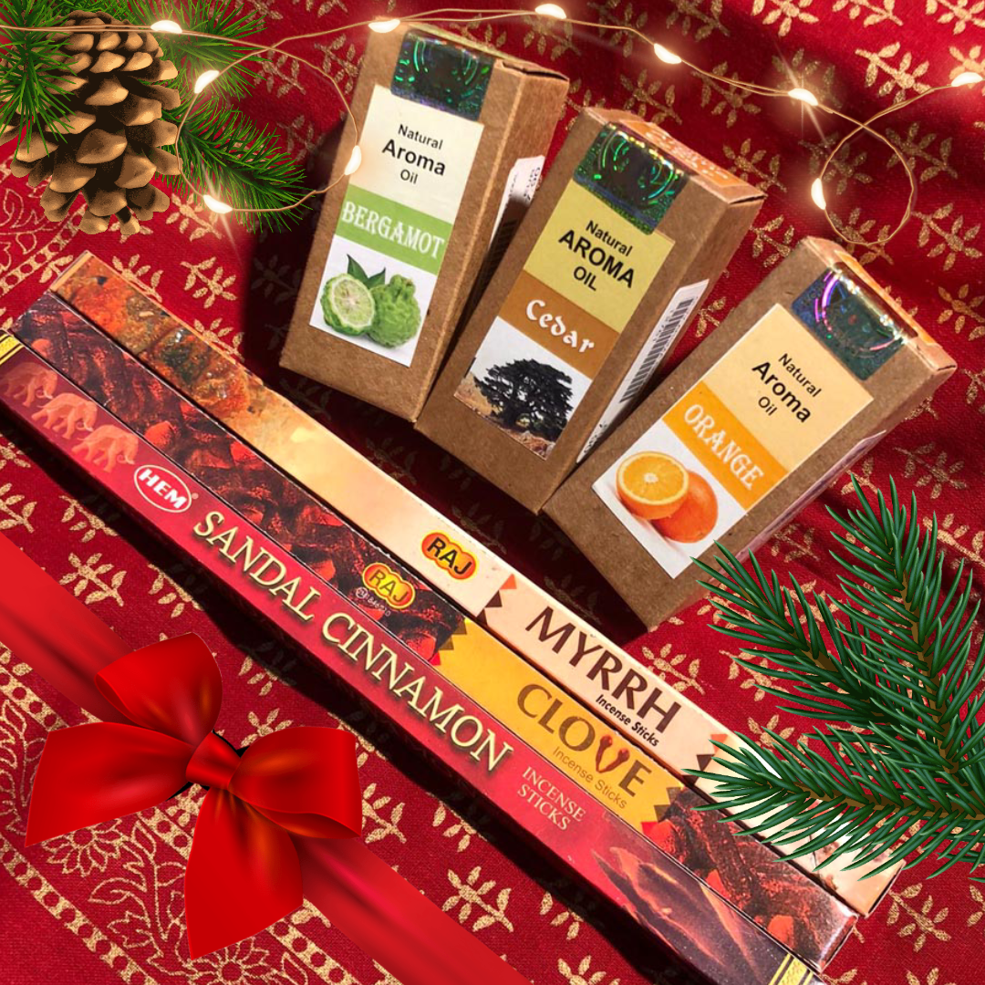 đ âš Joulun Lumo - Suitsuke- ja Tuoksuöljysetti (20âŹ)