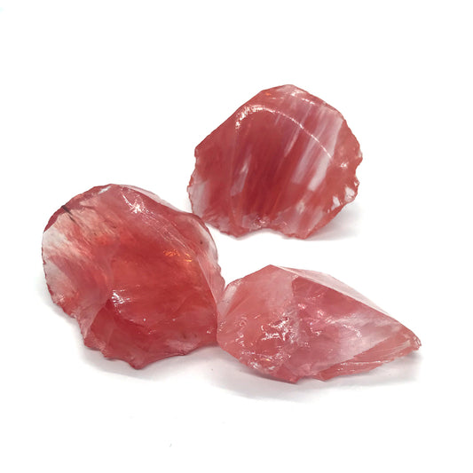 Kirsikkakvartsi, synteettinen raakakivi