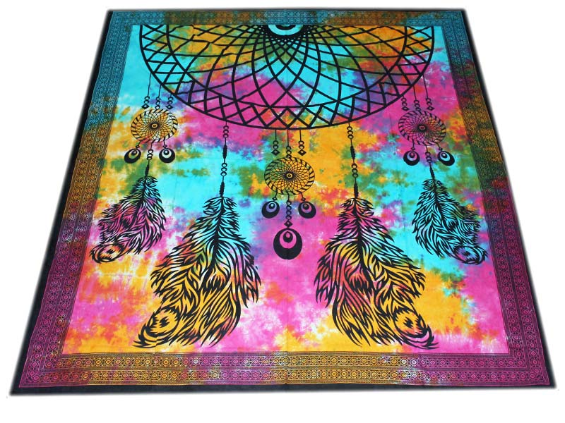 Seinäkangas Dream catcher unisieppari tiedye