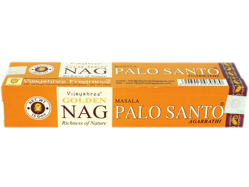 Incenso Golden Nag Palo Santo, 15gr