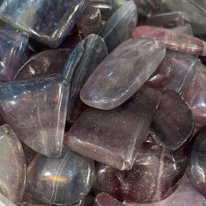 Sateenkaari Fluoriitti, Hiottu kristalli