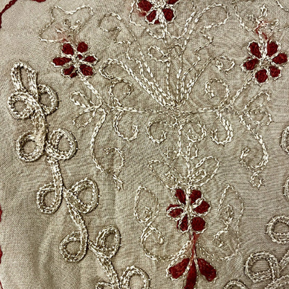 Bohemia Lace-Up Kirjailtu Mekko