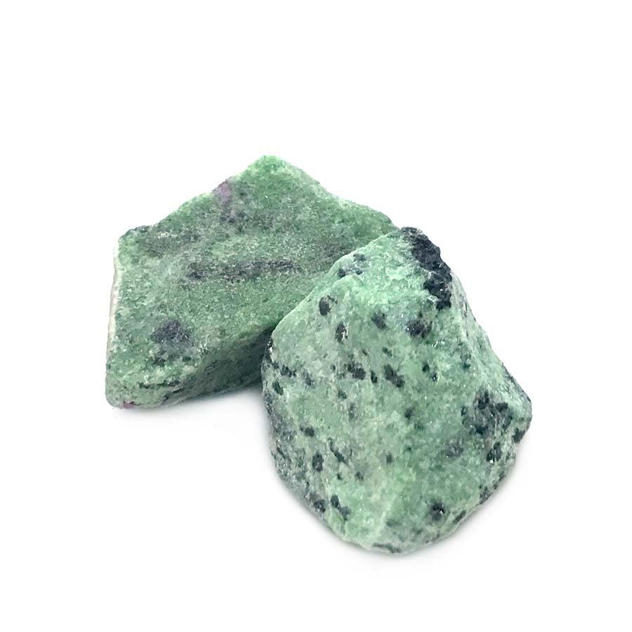 Rubiini-tsoisiitti, raakakivi