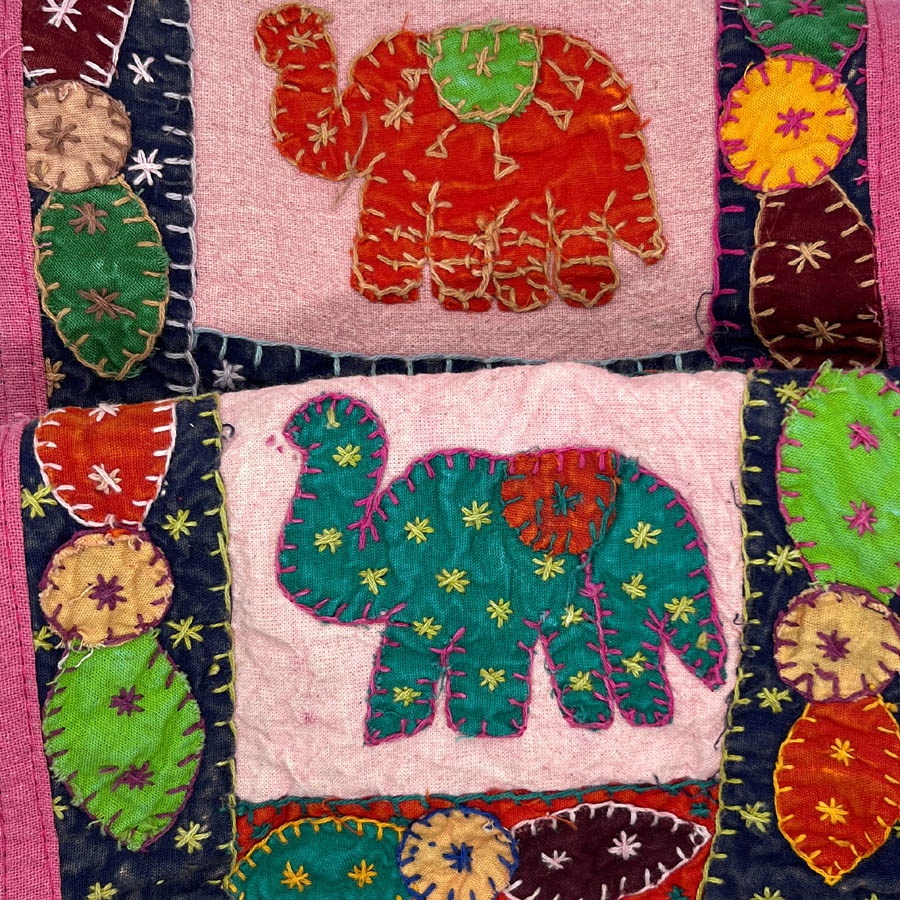 Olkalaukku Intian Norsu