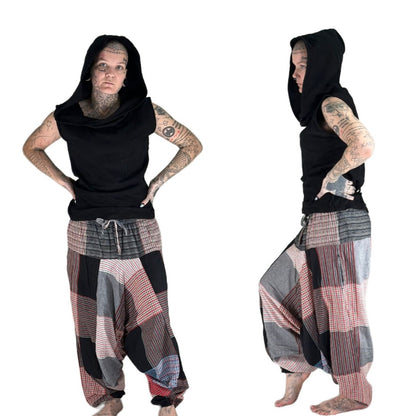 Zahirin monen maailman kohtaamisen Tartan Haaremihousut