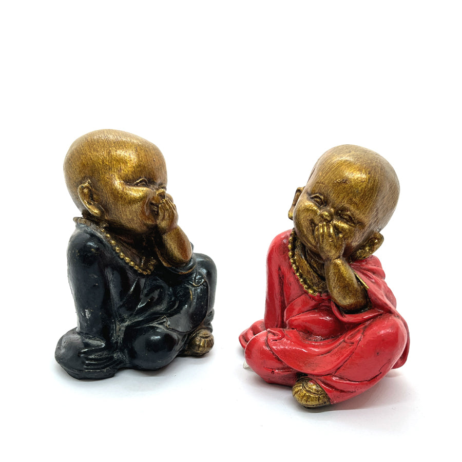 Pienet Viisaat Munkit, kivikomposiittipatsaat