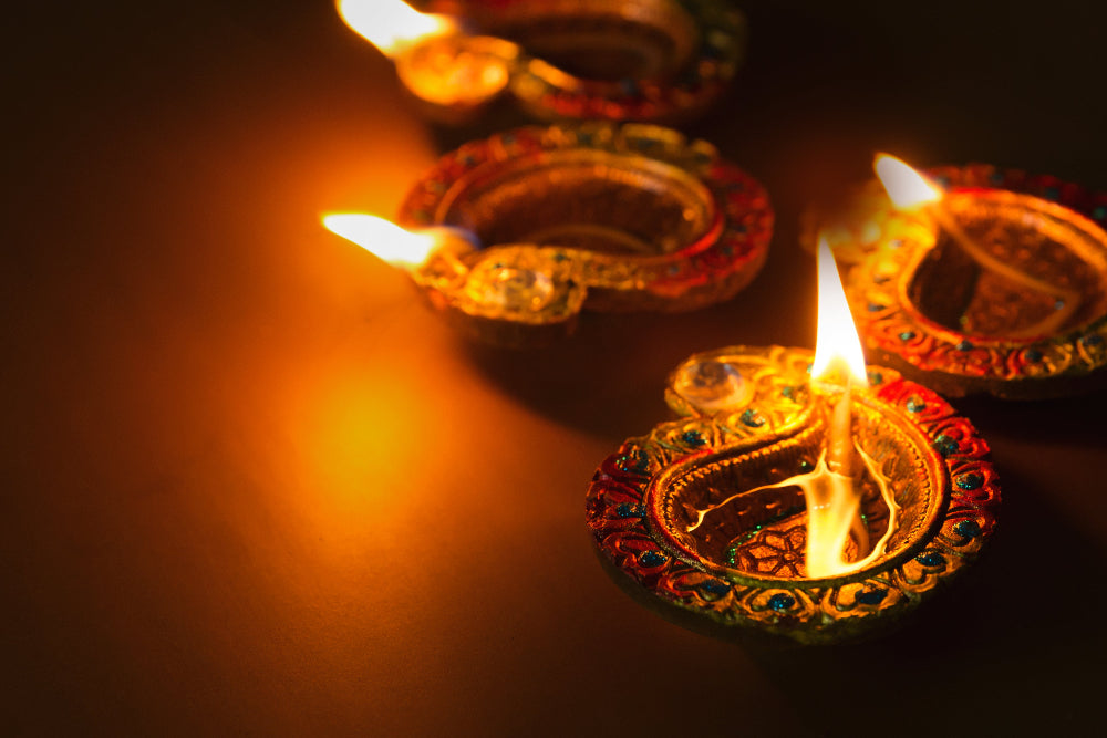 Diya Intialainen Öljylamppu