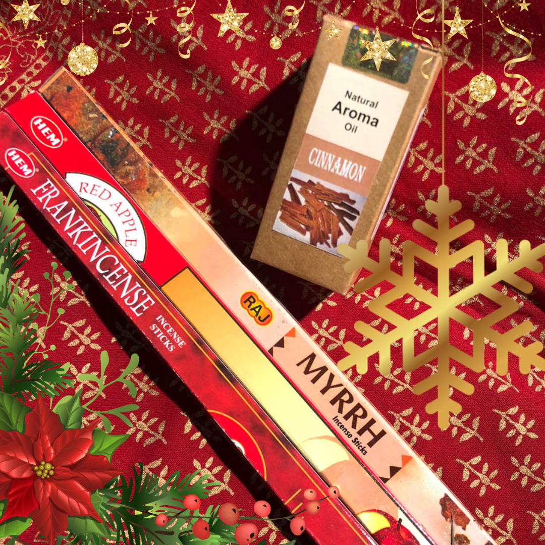 🎁 ✨ Joulun Lumo - Suitsuke- ja Tuoksuöljysetti (10 €)