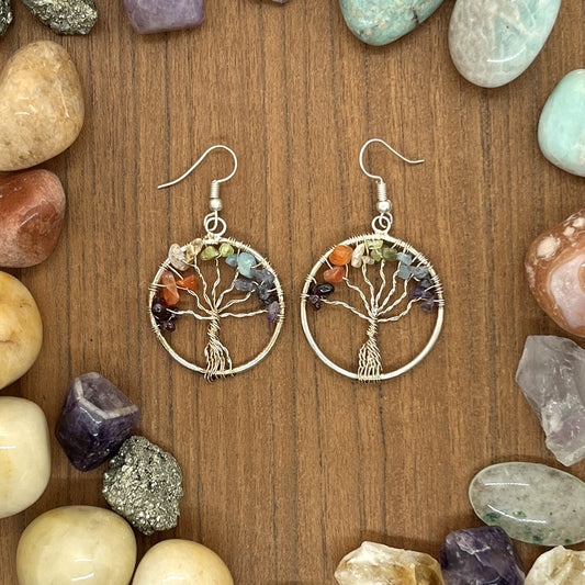 Kristallipuu Korvakorut