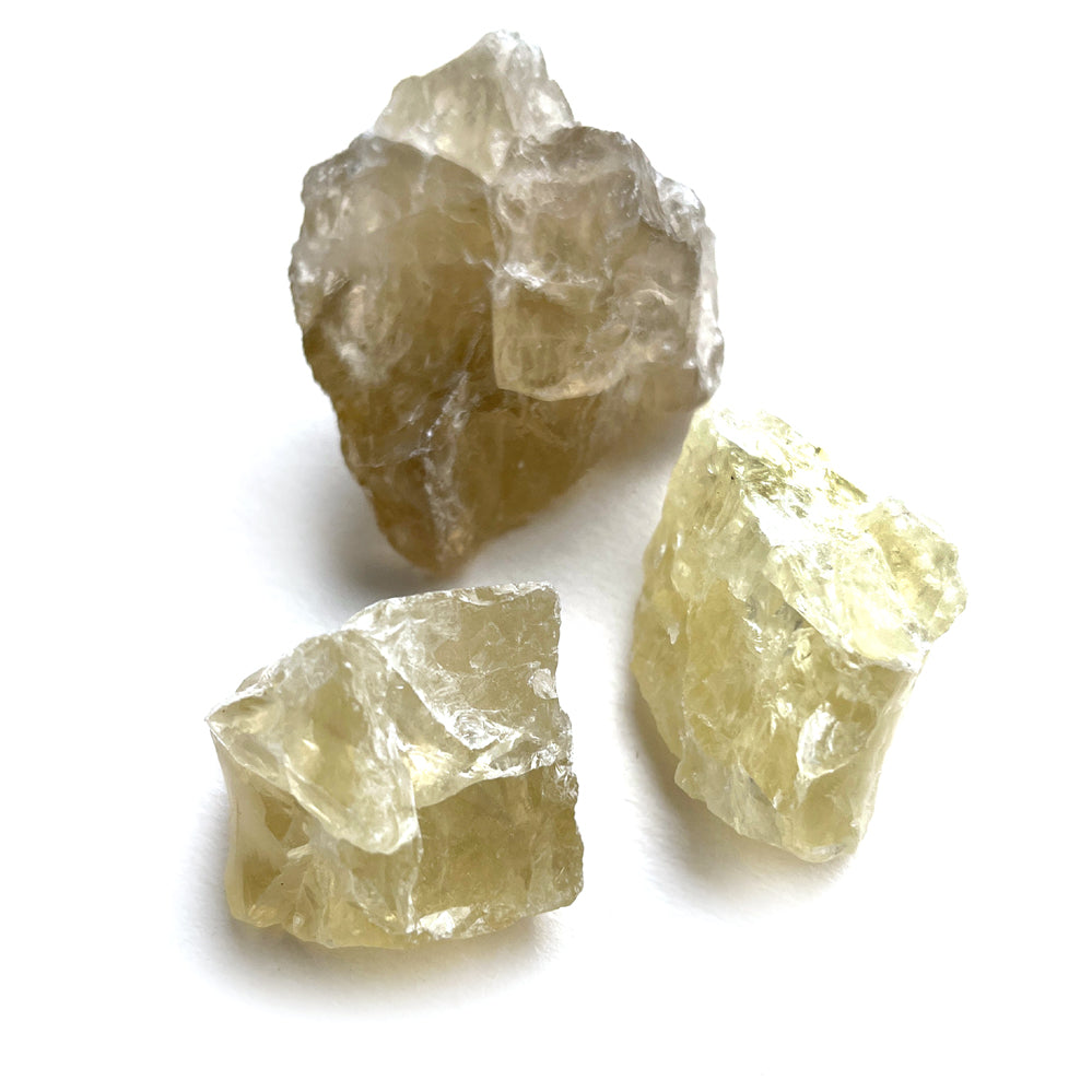 Sitruunakvartsi, raakakivi