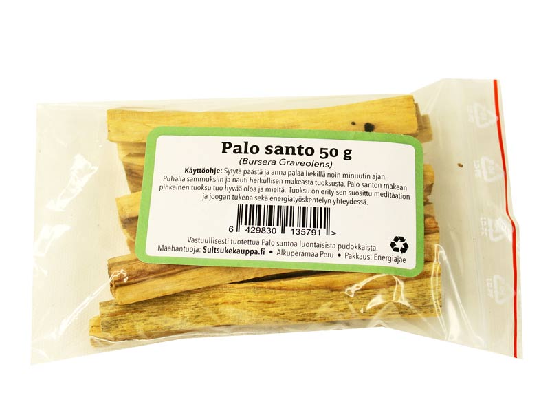 Suitsukekauppa Palo santo puutikut 50g