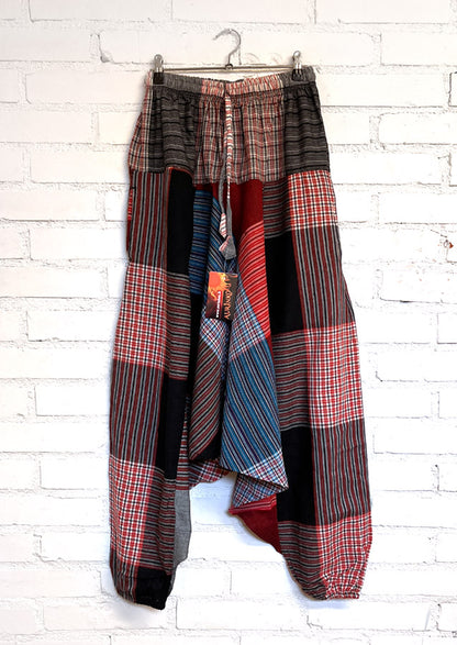 Zahirin monen maailman kohtaamisen Tartan Haaremihousut