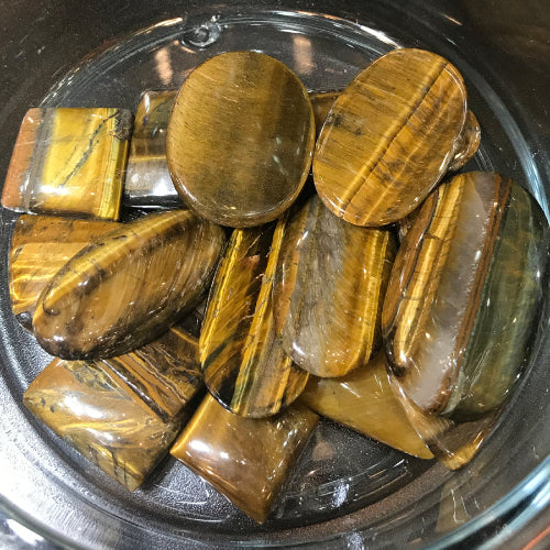 Tiikerinsilmä, Hiottu