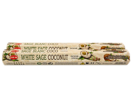 Suitsuke hem hexa White sage coconut (valkoinen salvia kookos)